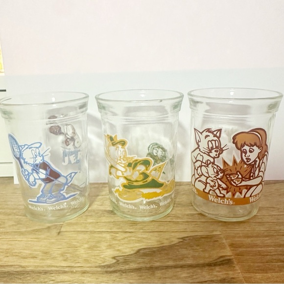 Lot Of Three 90’s Tom And Jerry Welch’s Cups 1991 & 1993 - Picture 2 of 12